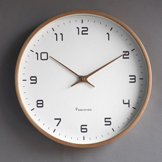 Minimalist Wooden Wall Clock – Scandinavian-Inspired Home Décor Accent