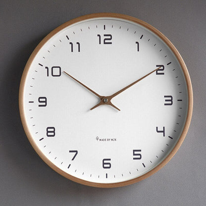 Minimalist Wooden Wall Clock – Scandinavian-Inspired Home Décor Accent