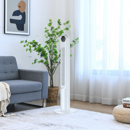 42-Inch Oscillating Tower Fan – Slim Design with LED Display & Remote Control | Quiet & Efficient | For Modern Living Spaces