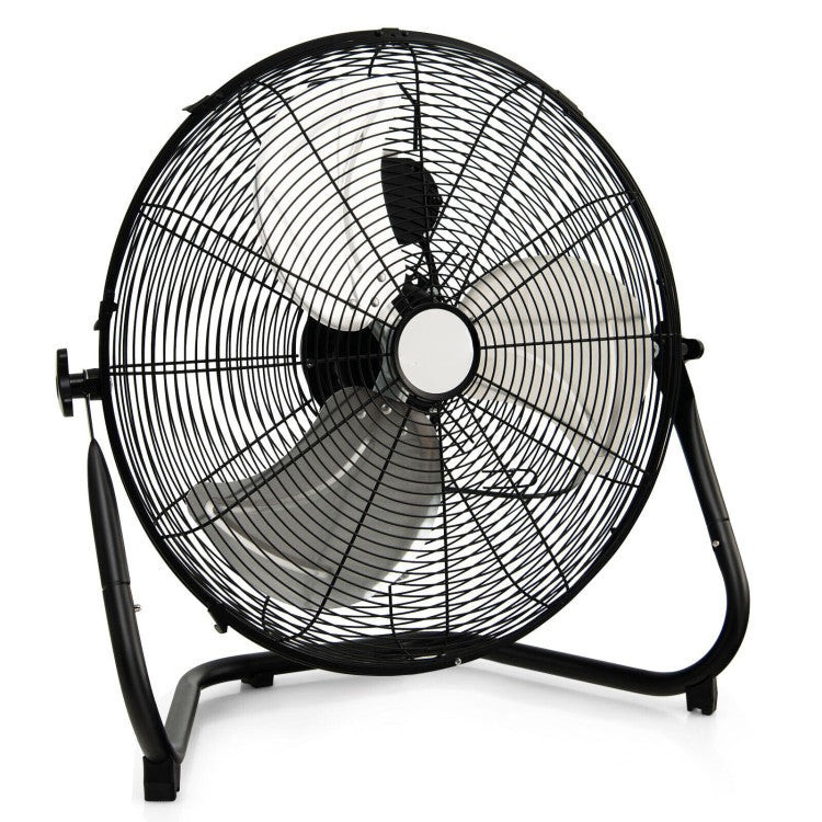 20-Inch High-Speed Floor Fan – Sturdy Metal Build with 3 Cooling Modes | Powerful Airflow | For Indoor Heat Relief & Air Circulation