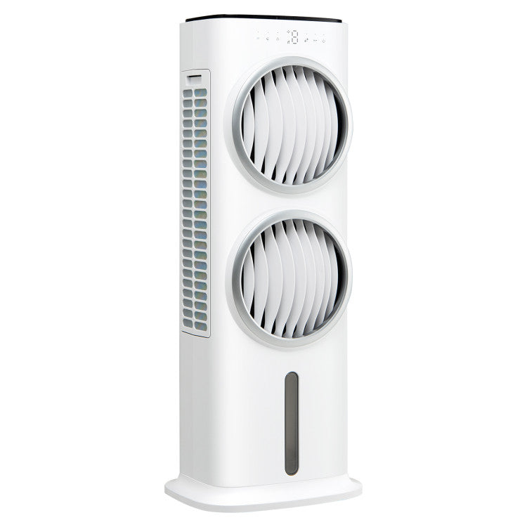 3-in-1 Evaporative Air Fan with Remote – Quiet Cooling System & 9-Hour Timer | Custom Climate | For Indoor Comfort Zones