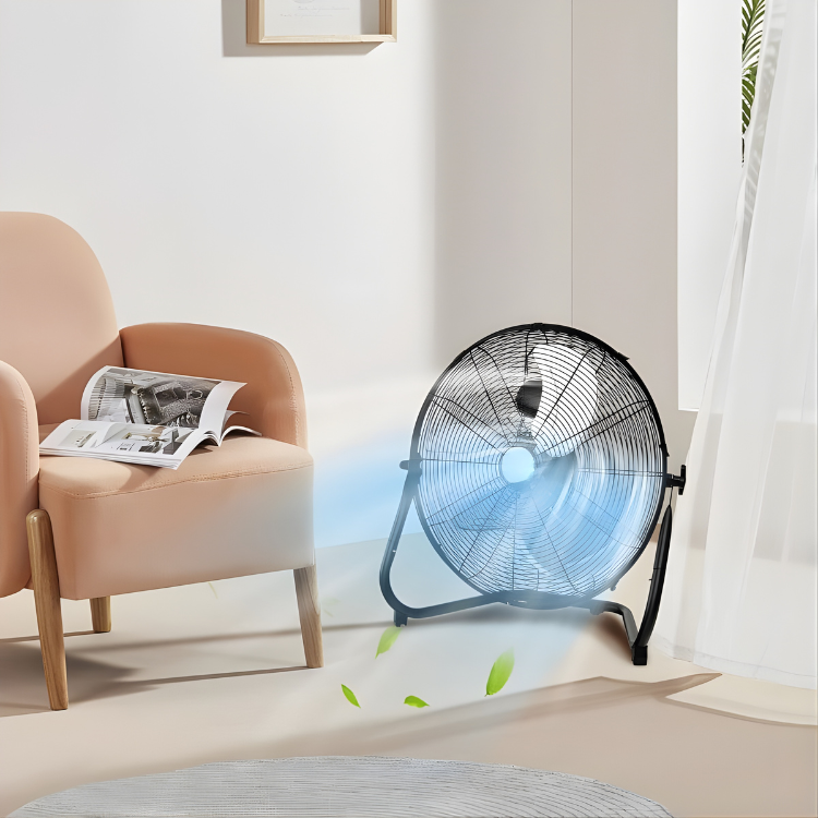 20-Inch High-Speed Floor Fan – Sturdy Metal Build with 3 Cooling Modes | Powerful Airflow | For Indoor Heat Relief & Air Circulation