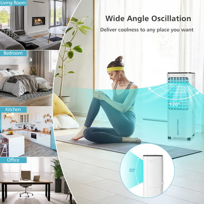 Advanced 4-in-1 Air Cooler – High-Capacity Indoor System with 12L Reservoir & Ice Packs | Consistent Cooling | Perfect for Daily Relief