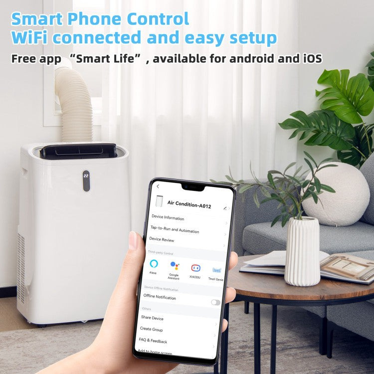 High-Performance WiFi AC – 14000 BTU Portable Unit with Digital Display & App | Smart Comfort | Ideal for Large Indoor Spaces