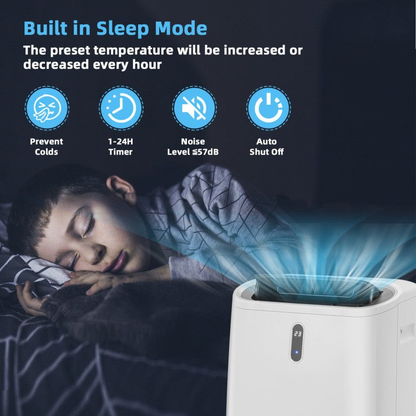 High-Performance WiFi AC – 14000 BTU Portable Unit with Digital Display & App | Smart Comfort | Ideal for Large Indoor Spaces