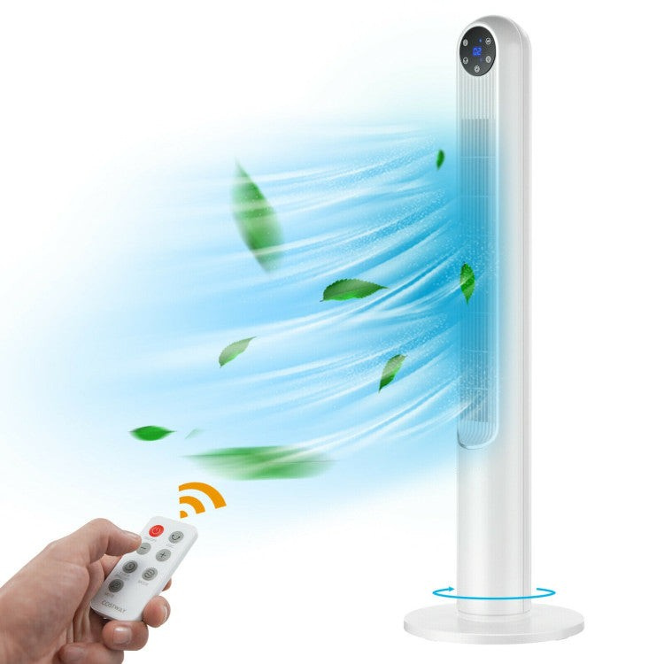 42-Inch Oscillating Tower Fan – Slim Design with LED Display & Remote Control | Quiet & Efficient | For Modern Living Spaces