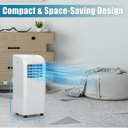 Compact Portable AC – 8000 BTU Air Conditioner with Dehumidifier Mode | Fast Relief | Perfect for Bedrooms & Offices
