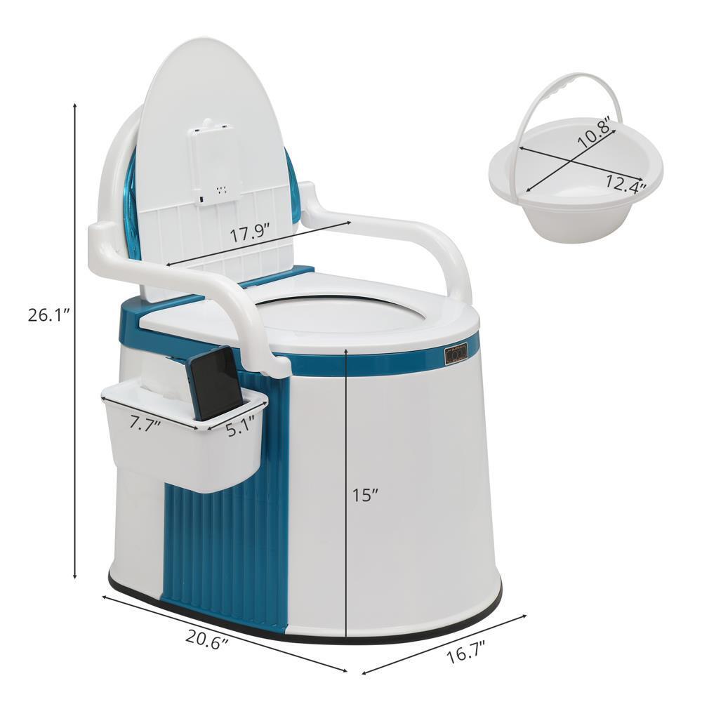 TravelComfort Portable Toilet – A portable toilet for adults and the elderly, ideal for both home and outdoor use.