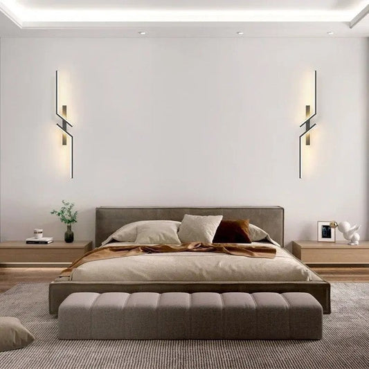 GlowEdge – Sleek LED Wall Sconce with Adjustable Lighting for Contemporary Interiors