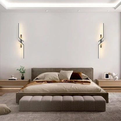 GlowEdge – Sleek LED Wall Sconce with Adjustable Lighting for Contemporary Interiors