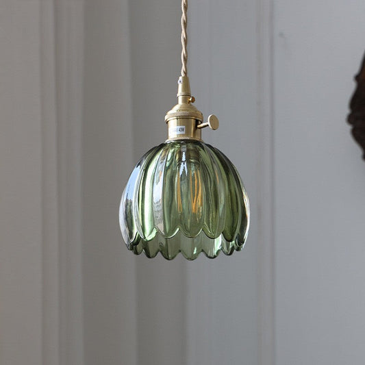 Aeruna | Vintage Japanese Glass Pendant Lamp for Classic Decor
