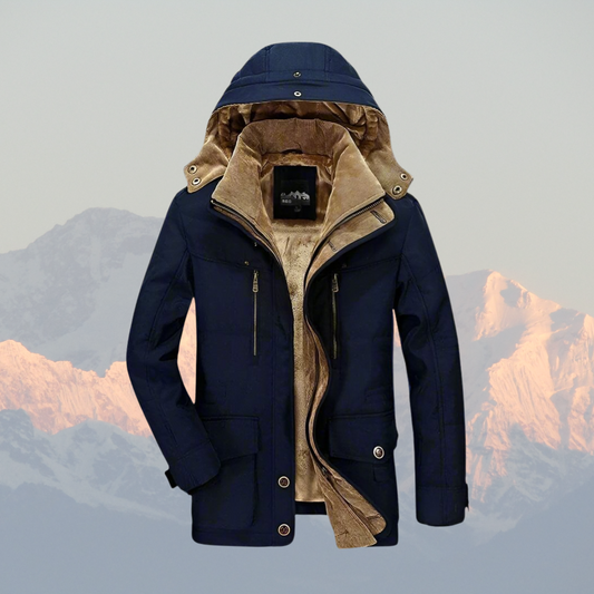 Theodore | Insulated Faux Fur Lined Parka for Men