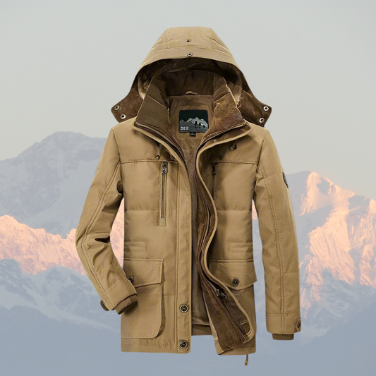 Theodore | Insulated Faux Fur Lined Parka for Men
