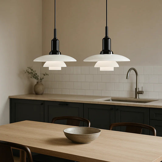 Aluris | 2/3-Head Danish Style Hanging Pendant Light