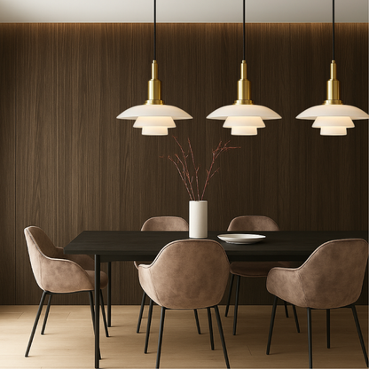 Aluris | 2/3-Head Danish Style Hanging Pendant Light