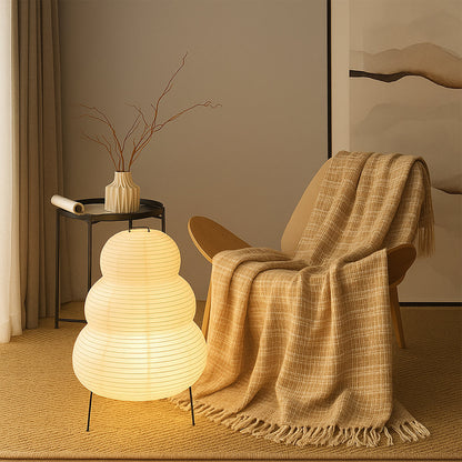 Alvora | Contemporary Rice Paper Table Lamp