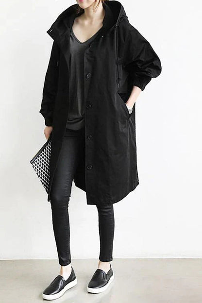 Liana | Women's Oversized Trench Coat – Chic Style with Relaxed Elegance