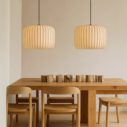 Ambrelle | Modern Silk Hanging Lamp