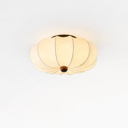 Ambrya | Elegant Medieval-Style Silk Ceiling Lamp with Retro Charm