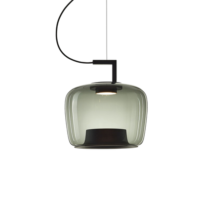 Amvora | Modern Glass Pendant Light for Living & Dining Rooms