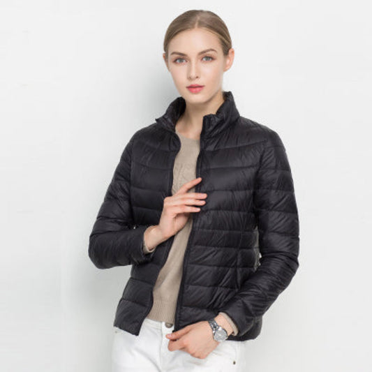 Andrea | Classic Women's Long-Sleeved Quilted Coat for Winter Warmth