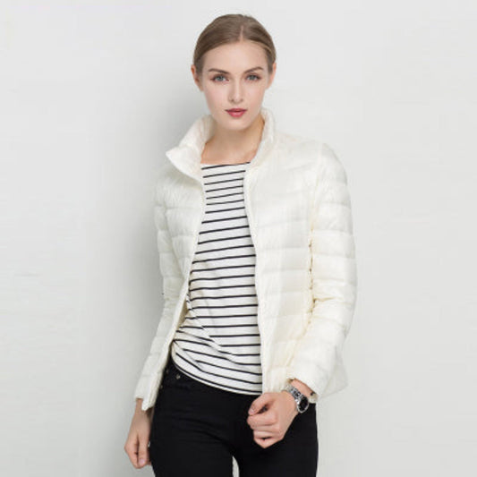 Andrea | Classic Women's Long-Sleeved Quilted Coat for Winter Warmth