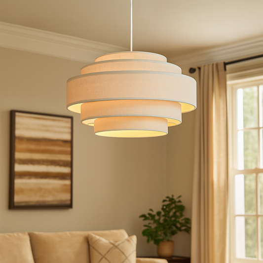 Aozora | Modern Japanese Wabi Sabi Ring Pendant Lamp
