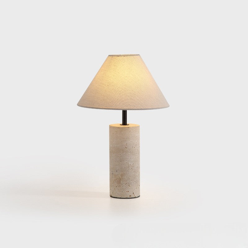 Artisanel | Lorie Marble + Linen Table Lamp for Classic Interior