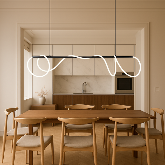 Arvra | Linear Kitchen Island Pendant Light for Dining Tables