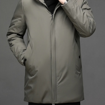 Asher | Warm Hooded Puffer Jacket for Men’s Winter Comfort