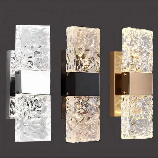 AuraLuxe – LED Crystal Wall Lamp