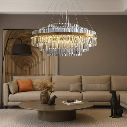 Aurine | Luxury Crystal Chandelier for Contemporary Interiors