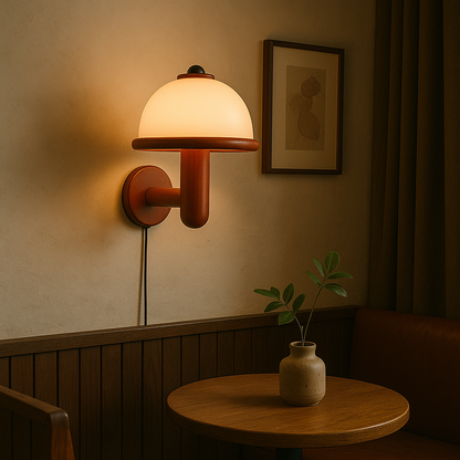Aurisca | Artistic Mushroom Wall Lamp for Modern Interiors