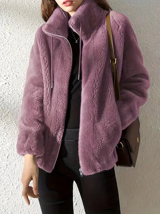 Aurora | Stylish Ladies Teddy Jacket — Soft and Comfortable