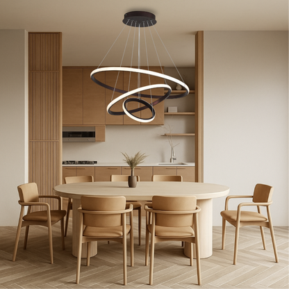 Aurovia | Luxury 3-Tier Chandelier Pendant Lamp for High Ceilings