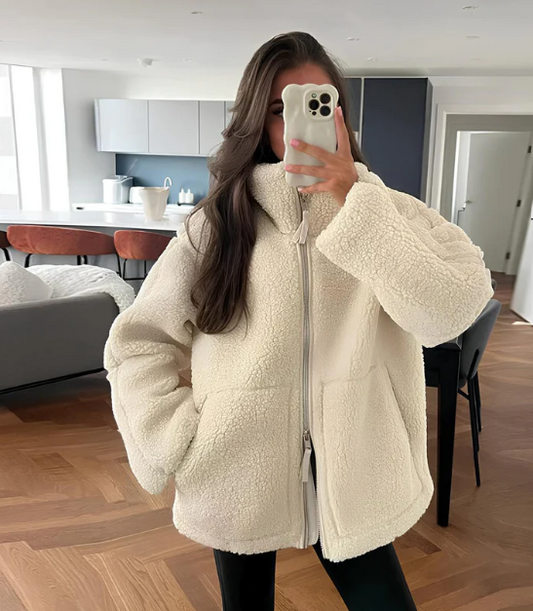 Nina | Stylish Relaxed Fleece Jacket for Women - Cozy & Comfortable