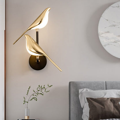 AvisLumina | Modern Elegance Wall Lamp in the Shape of Birds
