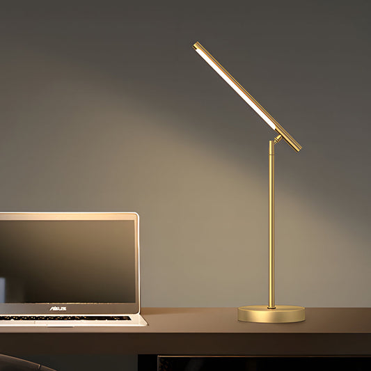 NovaBeam | Minimalist LED Desk Light with Elegant Brass Detailing