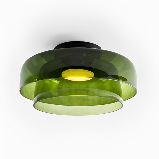 Brilora | Minimalist Scandinavian Bauhaus Glass Layered Pendant Lamp