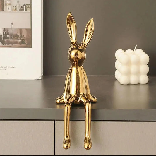 PoshBunny Decor – A stylish rabbit ornament for a chic and polished home decor.