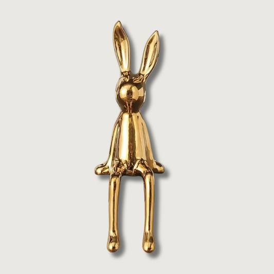 PoshBunny Decor – A stylish rabbit ornament for a chic and polished home decor.