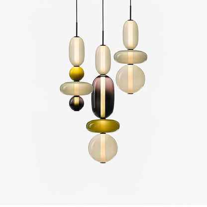 LumiClear – Elegant Glass Pendant with Transparent Brilliance