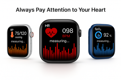 Waterproof Smartwatch IP68 – 1.9" AMOLED Display with Health Monitor & Sports Functions