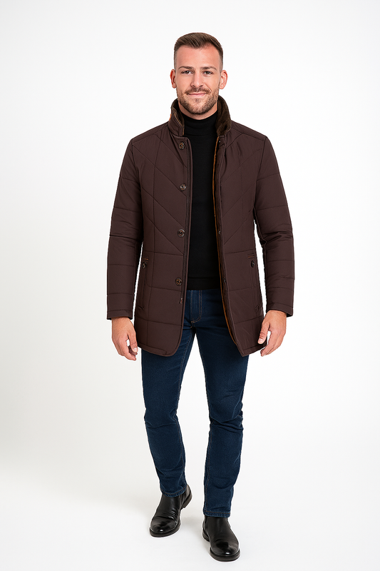 Marcus | Contemporary Puffer Jacket with Built-In Warmth
