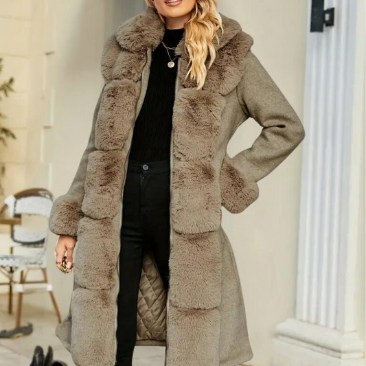 Christine | Women's Elegant Plush Winter Coat