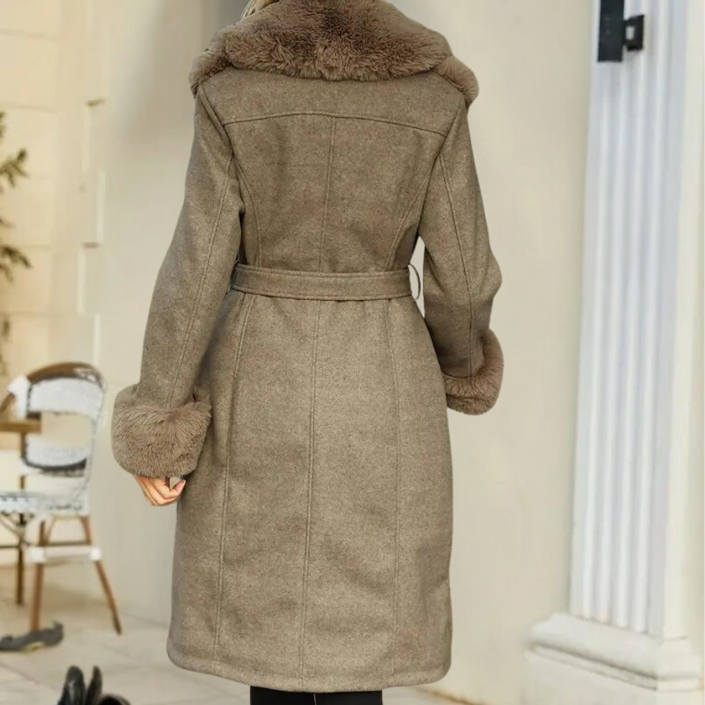 Christine | Women's Elegant Plush Winter Coat