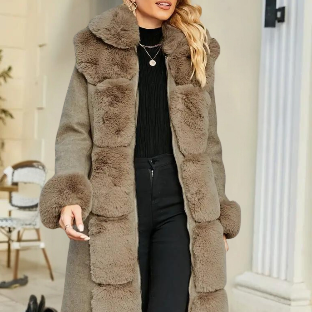 Christine | Women's Elegant Plush Winter Coat