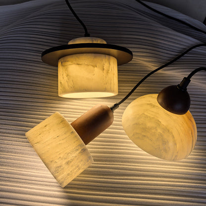 ChromaLux | Modern Alab Marble Pendant Lamp