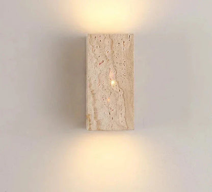 GoldenHue – Decorative Stone Wall Light in Vibrant Yellow Tone