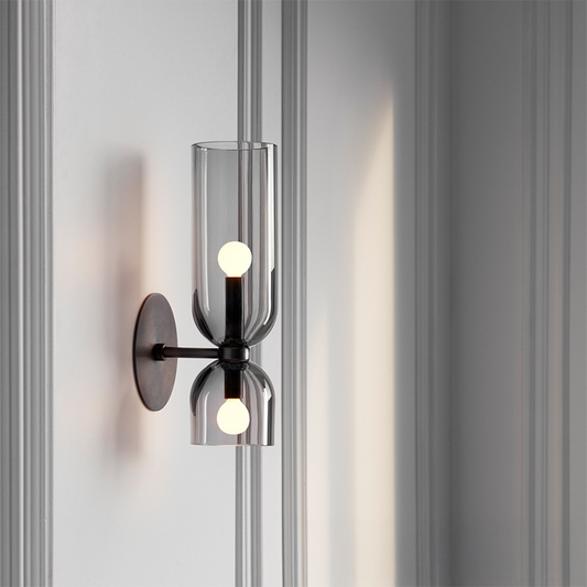 Clarva | Sculptural Glass Wall Lamp for Modern Interiors